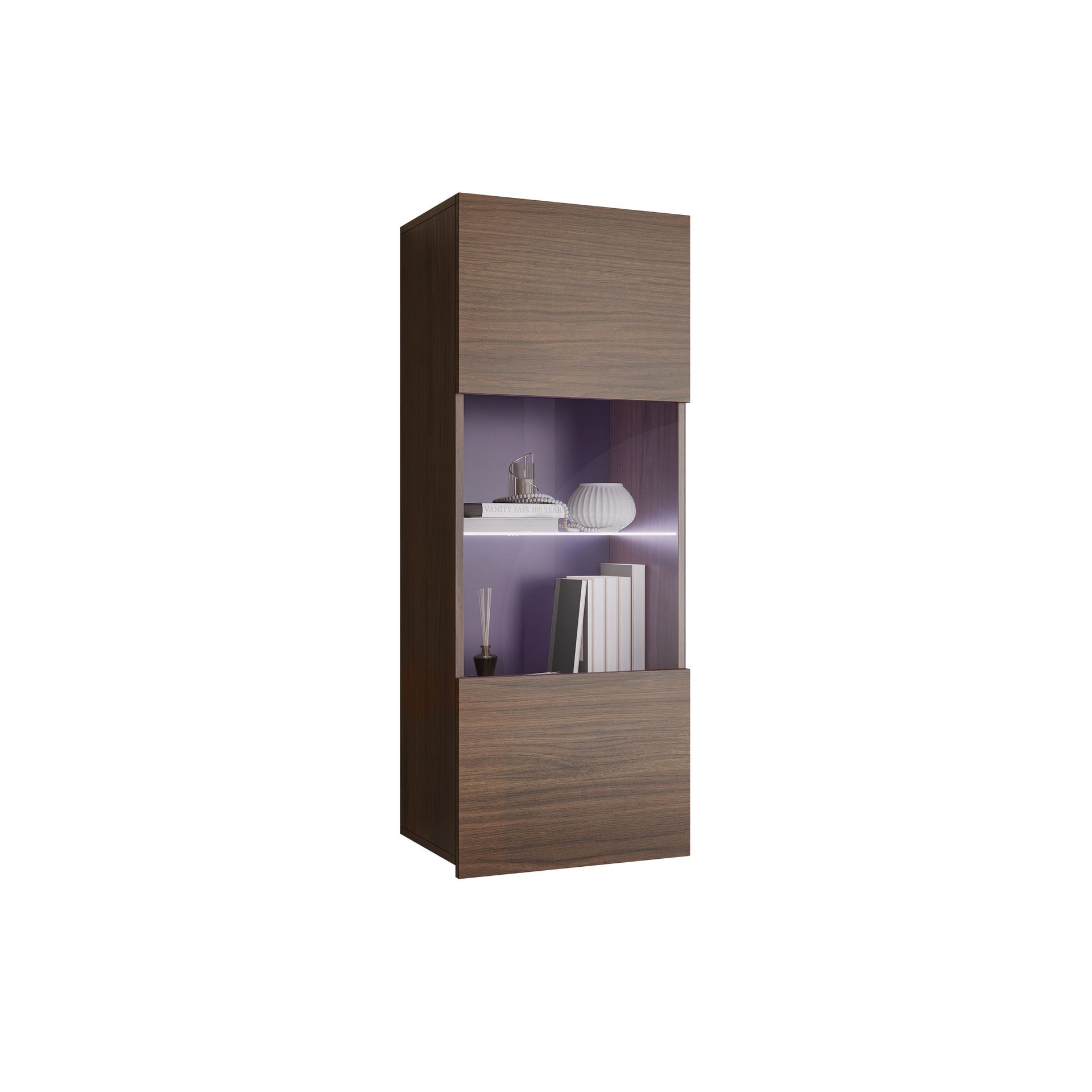 Tessan Vitrinsk&aring;p 45x117 cm - brun