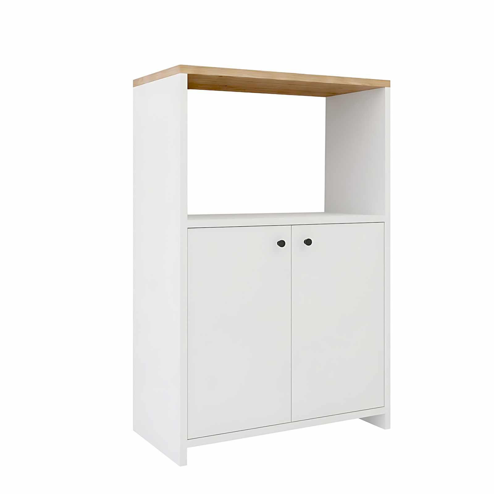 Valren Multifunktionsskåp 68,6x86,8x35 cm - Naturlig och vit