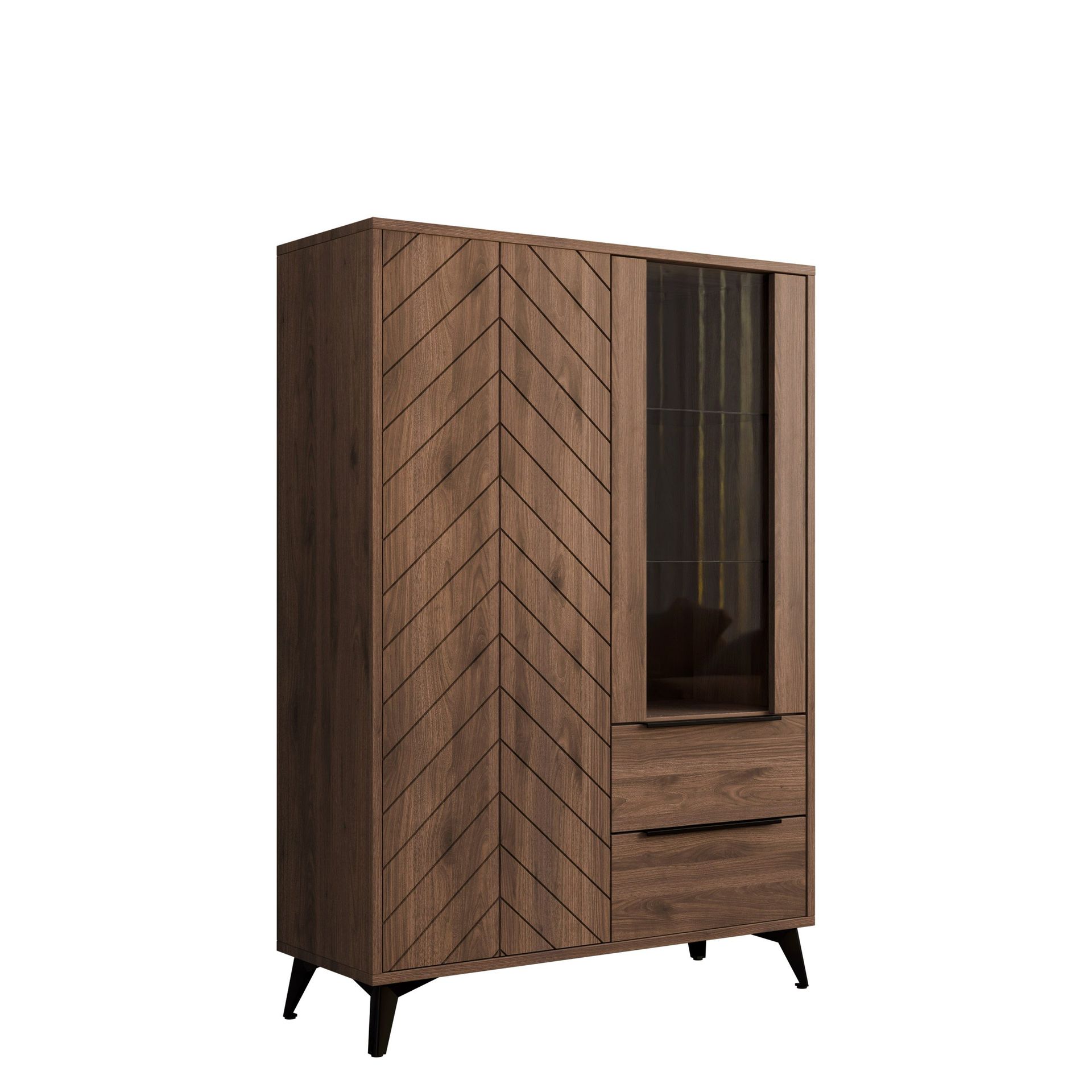 Vemdalen Vitrinsk&aring;p 104x150 cm - brun