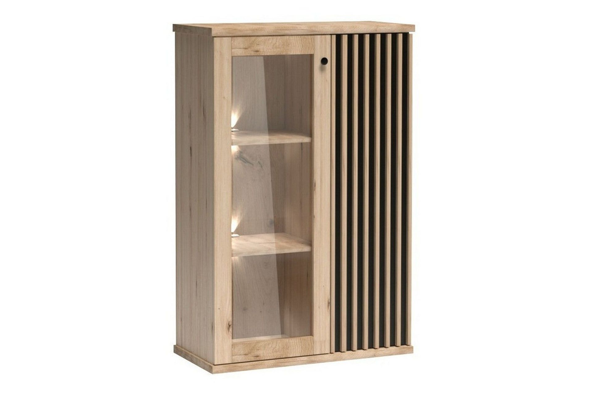 Rosehall Vitrinsk&aring;p 132 cm Black -