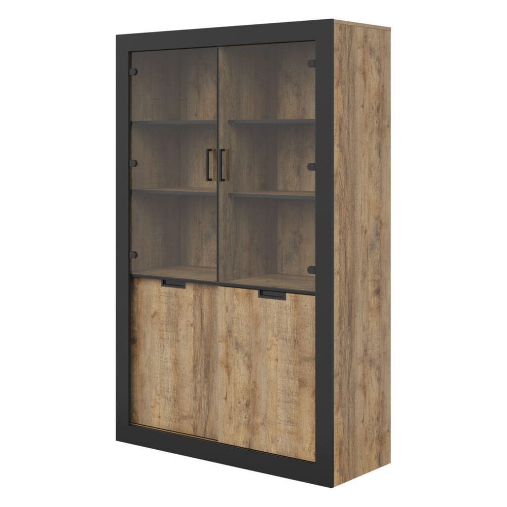 Vitrinsk&aring;p Tudor 4 d&ouml;rrar -