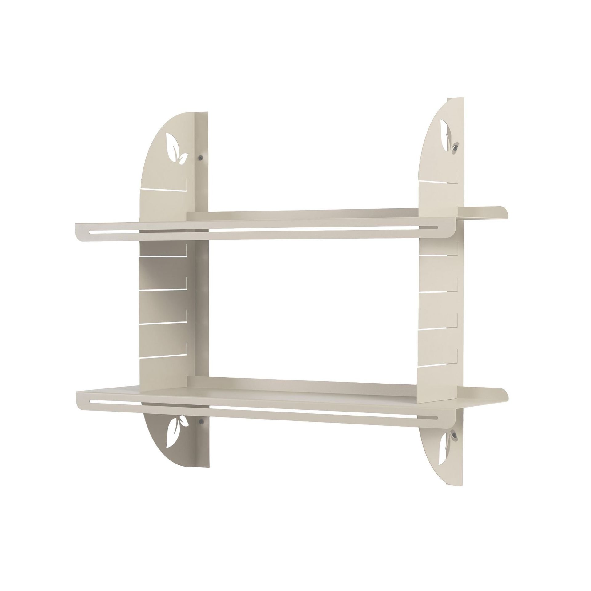 clavor vägghylla 70 cm - mjuk beige