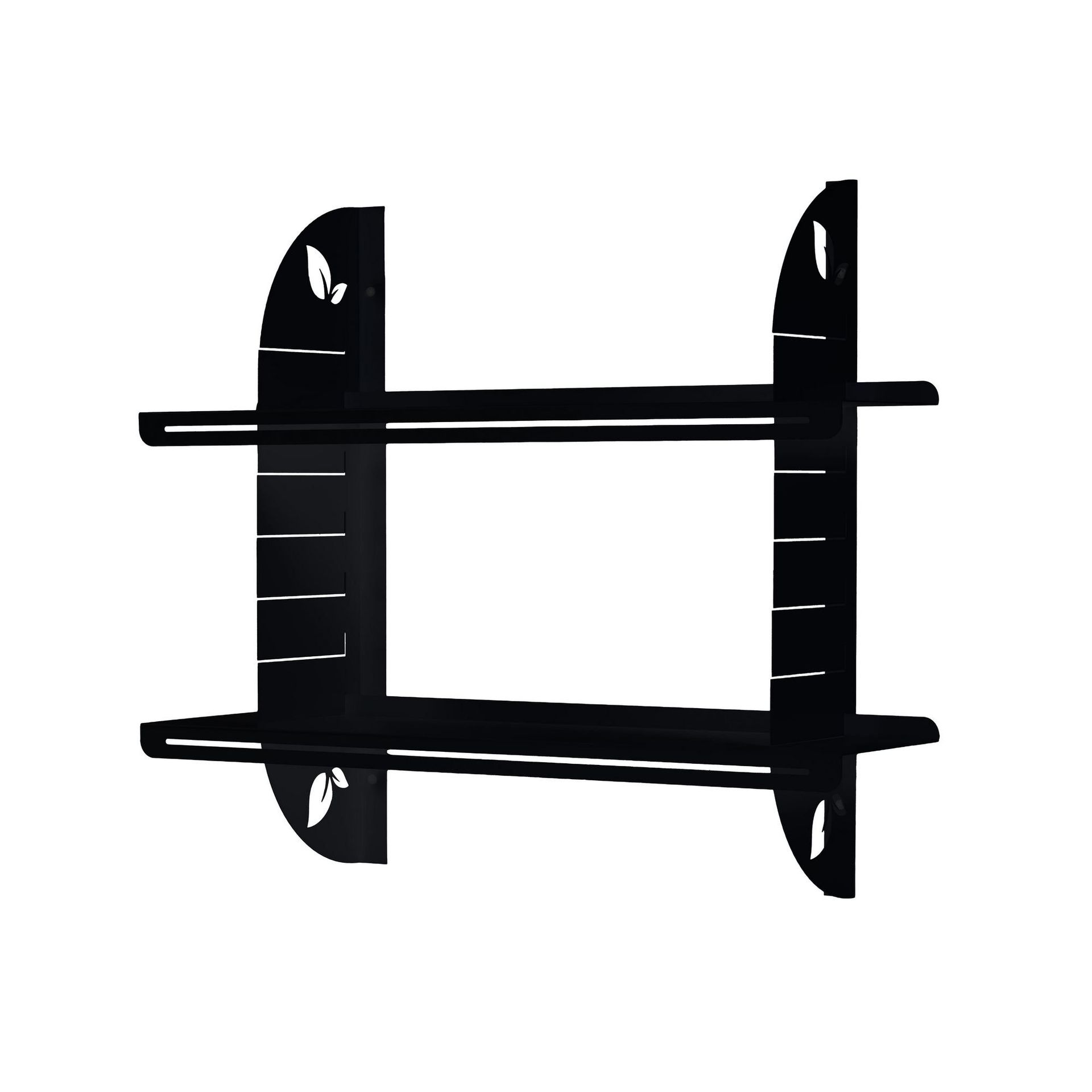 clavor vägghylla 70 cm - svart