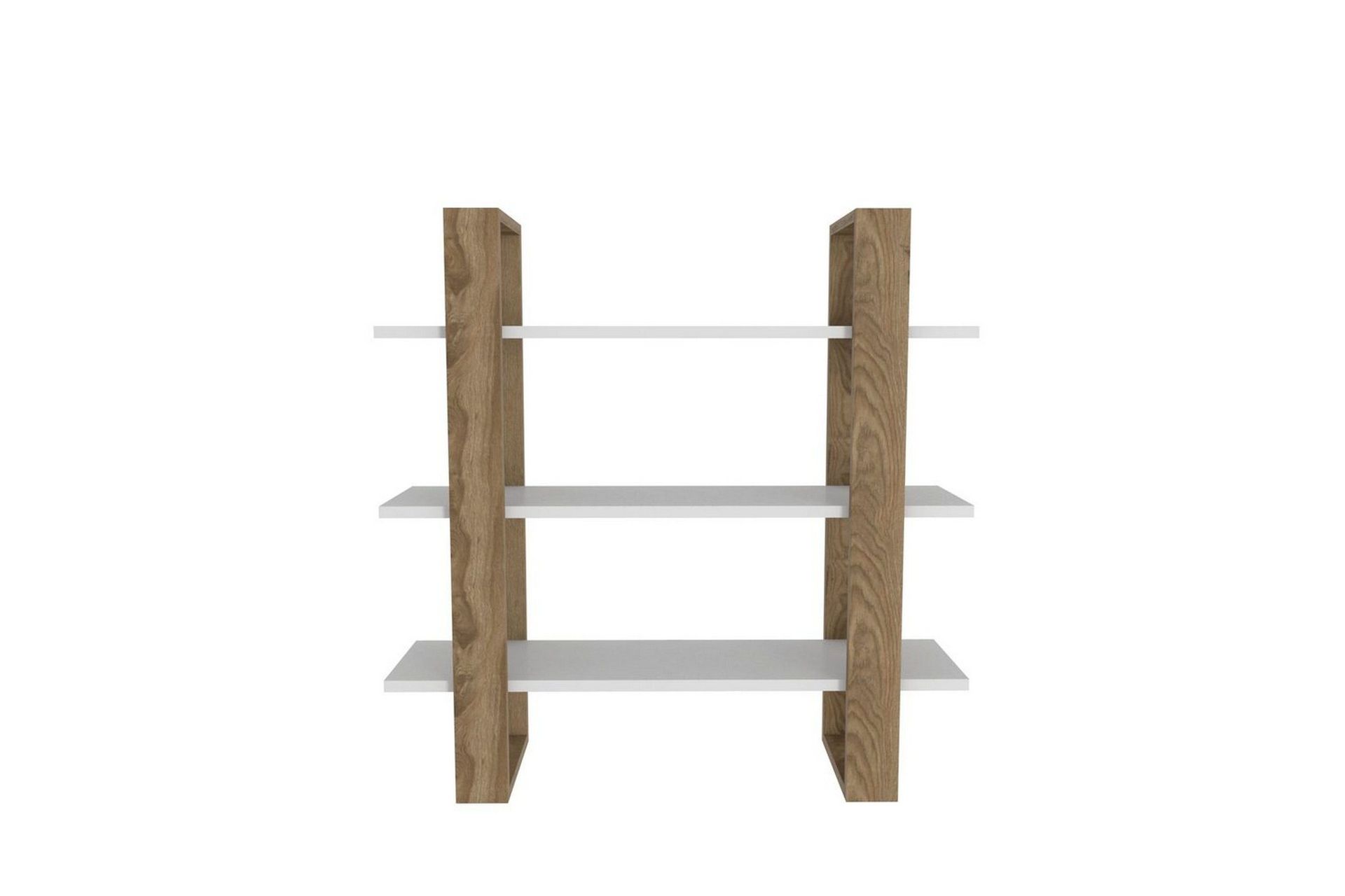 Draven V&auml;ggskiva 90x90 cm - Ek/Vit