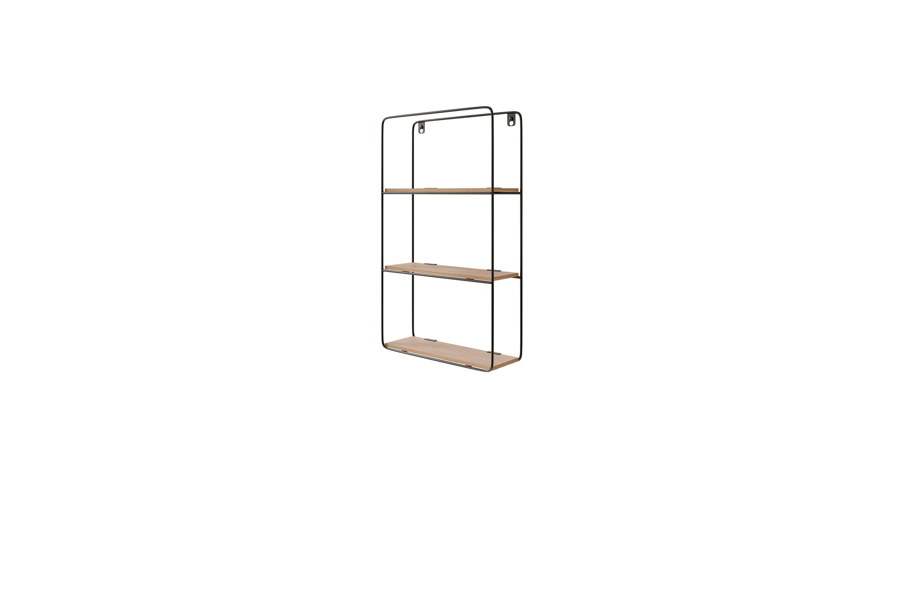 Hari Vägghylla 30 cm Svart/Beige