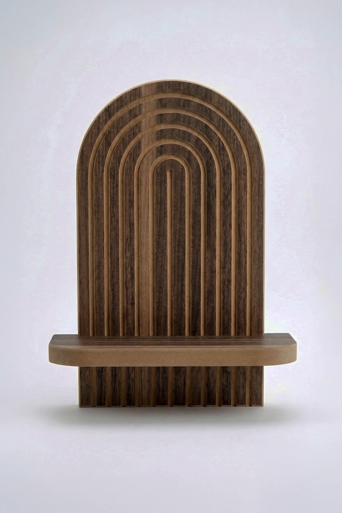 Hasina V&auml;gghylla 26x35x13 cm - Wenge