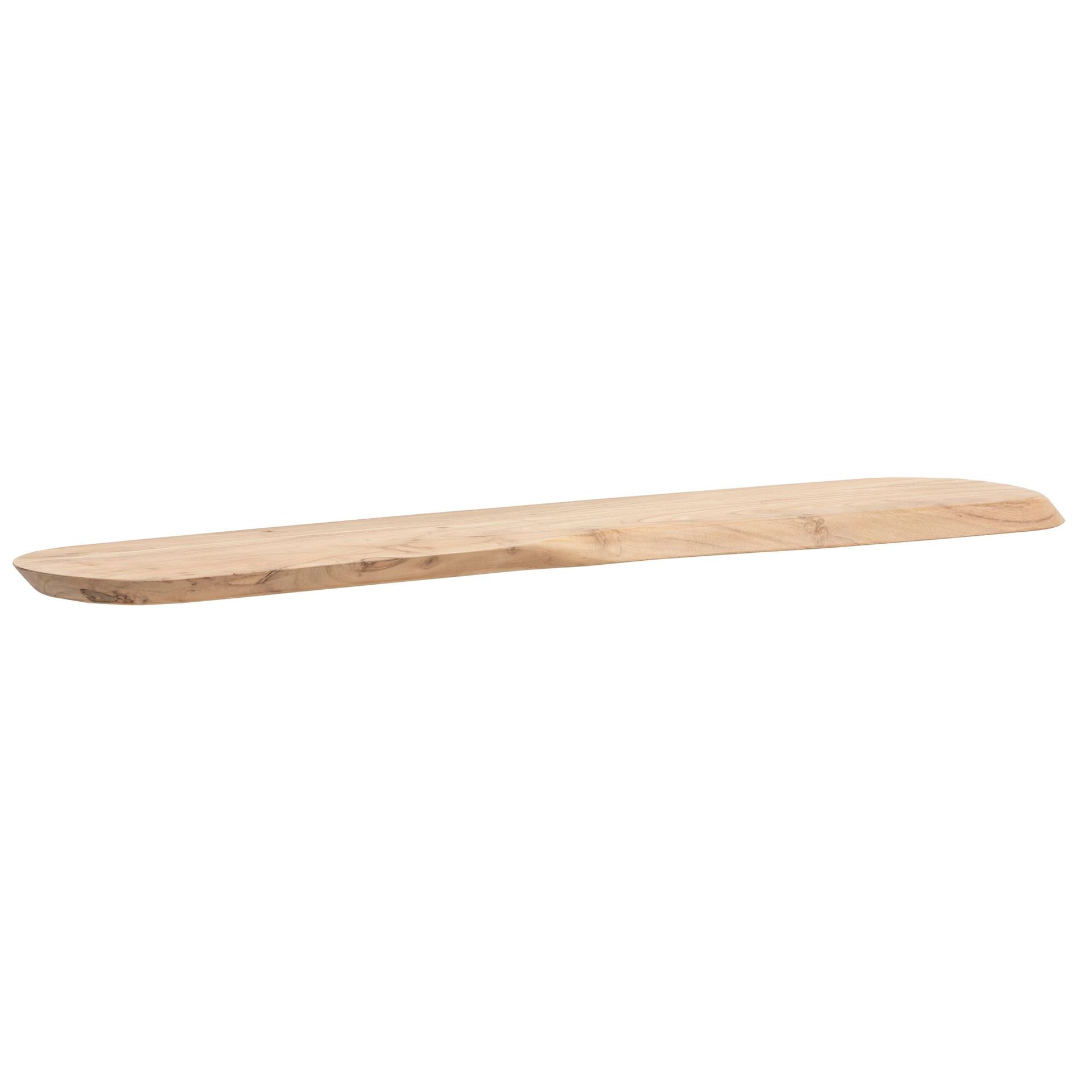 Helela Vägghylla 100 cm Asymmetrisk - varm honungsbrun