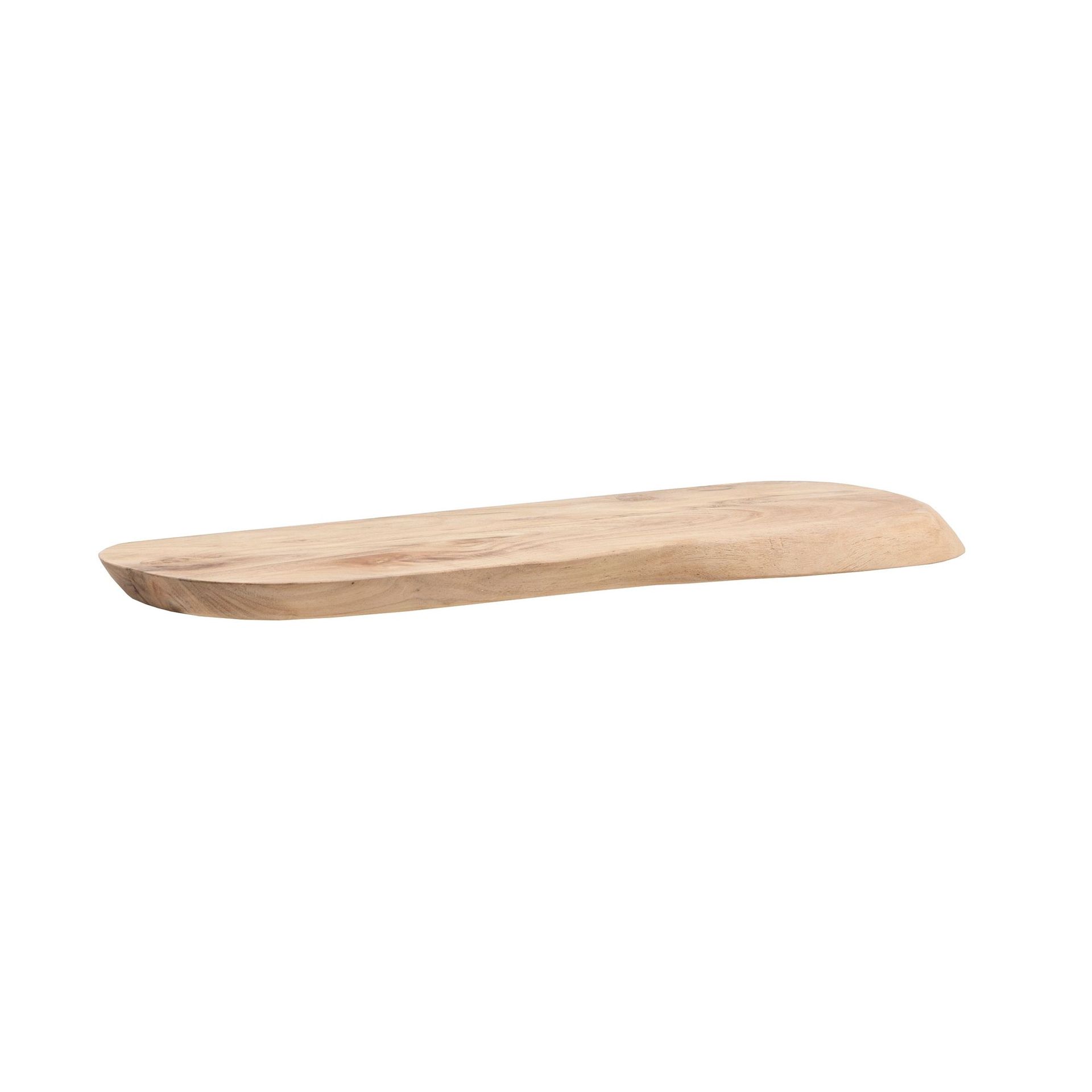 Helela V&auml;gghylla 40 cm Asymmetrisk - varm honungsbrun