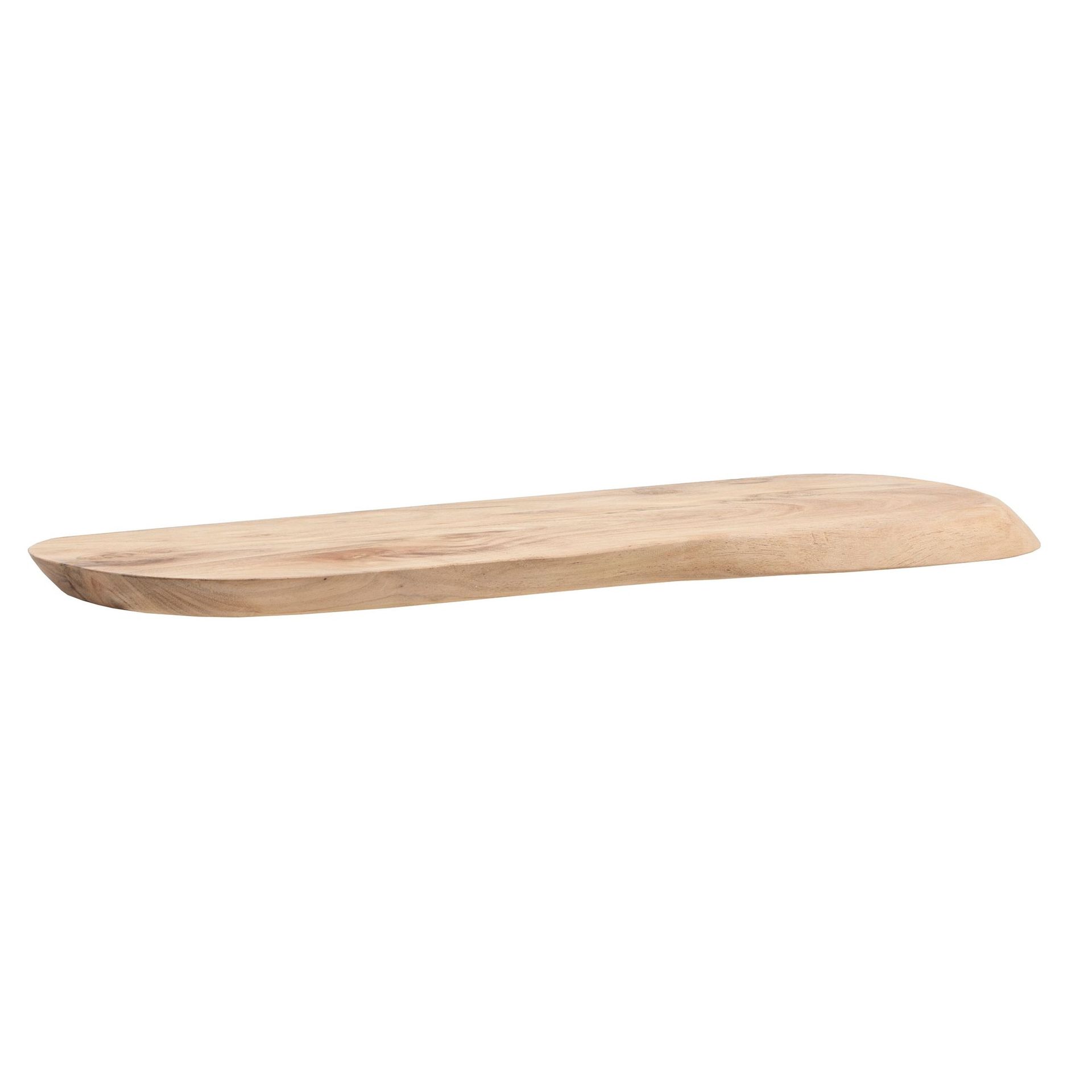 Helela V&auml;gghylla 60 cm Asymmetrisk - varm honungsbrun