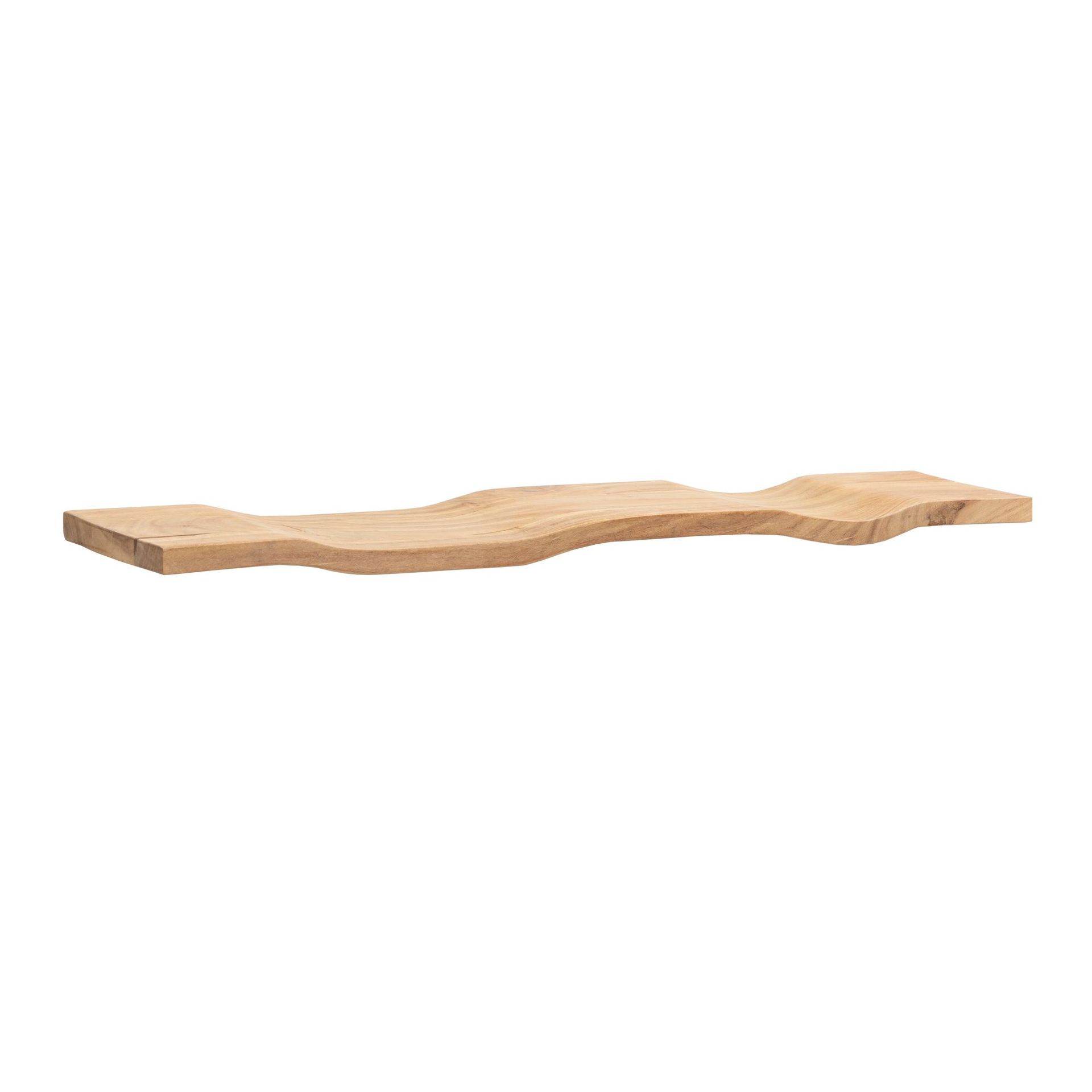 Helova V&auml;gghylla 80 cm - varm honungsbrun