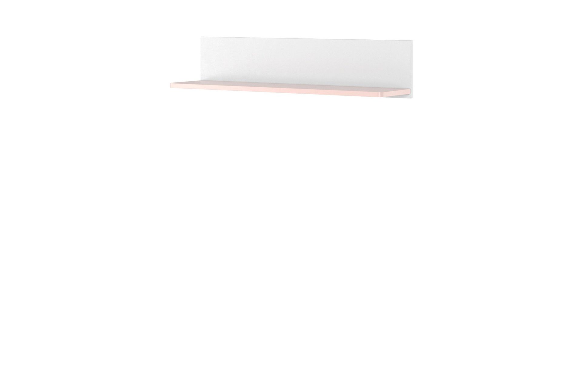 Hilts V&auml;gghylla 110x22 cm - Vit/Rosa
