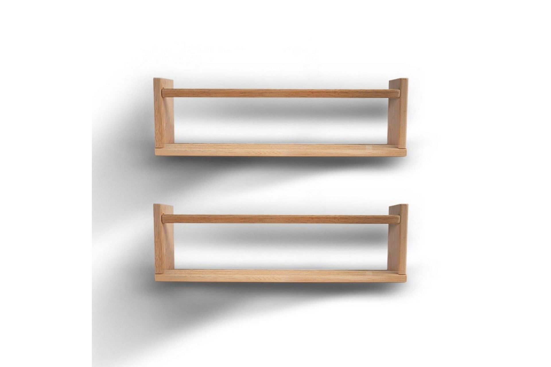 Hyllor NO_BRAND Vägghylla Donel ek två bitar Medium Colored Wood -