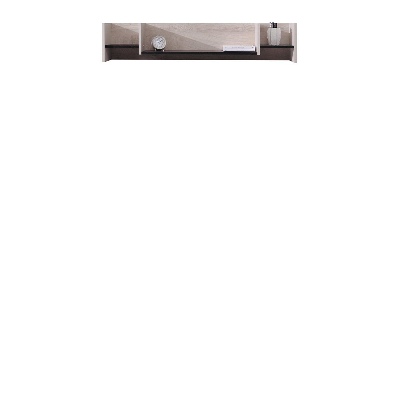 Planeta V&auml;gghylla 25 cm i Tr&auml; - SvartBeige