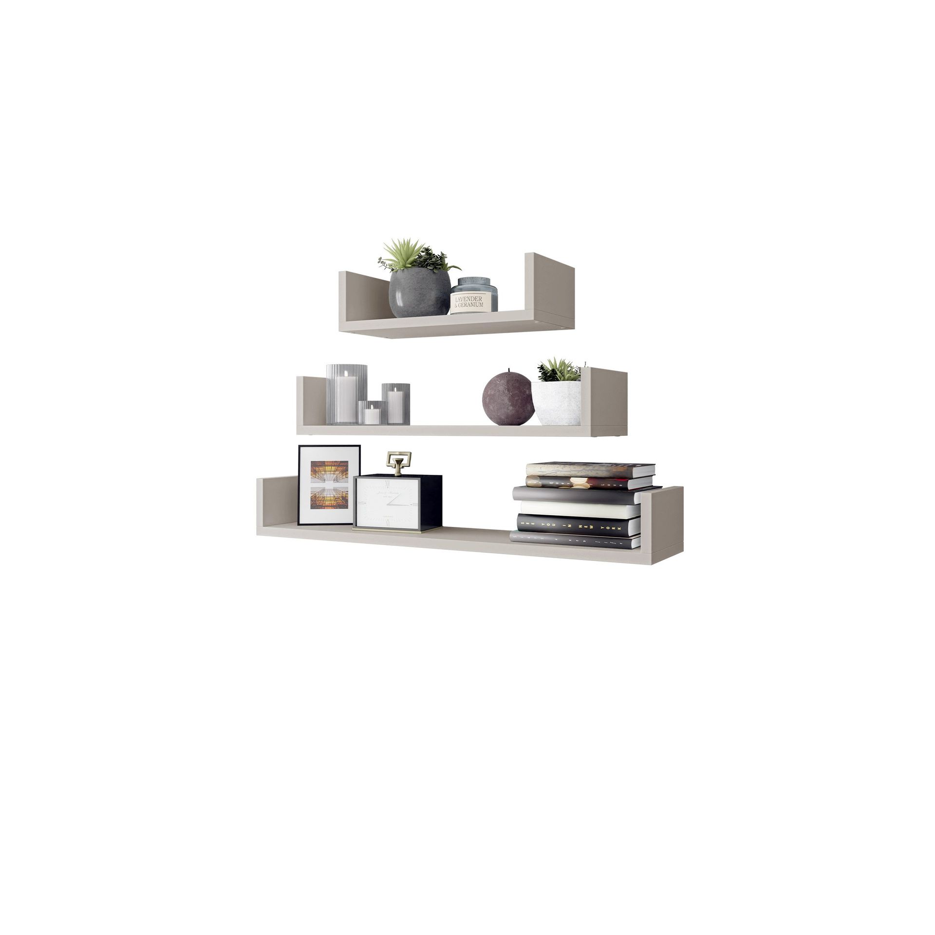 Triorana V&auml;gghylla 80 cm - beige