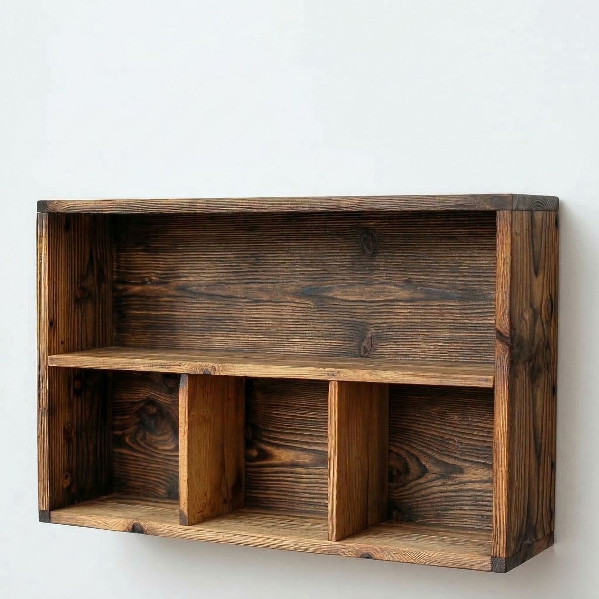 Velnor Dekorativ vägghylla 50x30x14 cm - Träfärg(er)