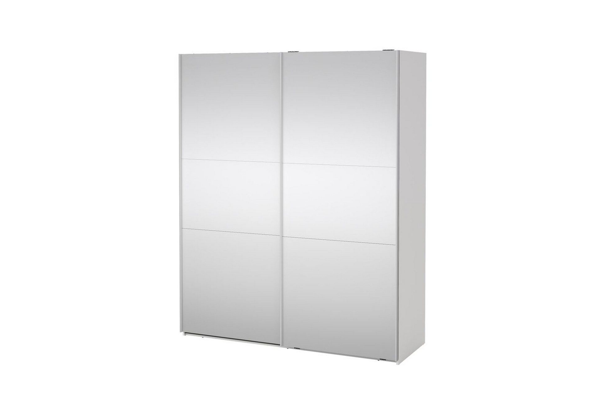 Takeru Garderob med Spegel 179x220 cm - Vit