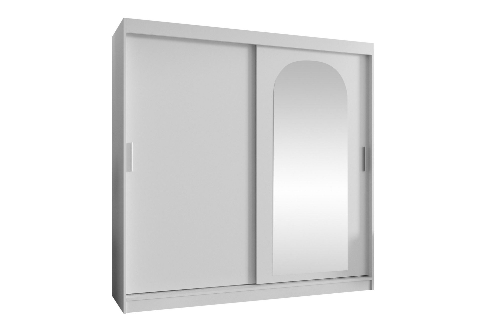 tallmo garderob m. spegel 200x200 cm -