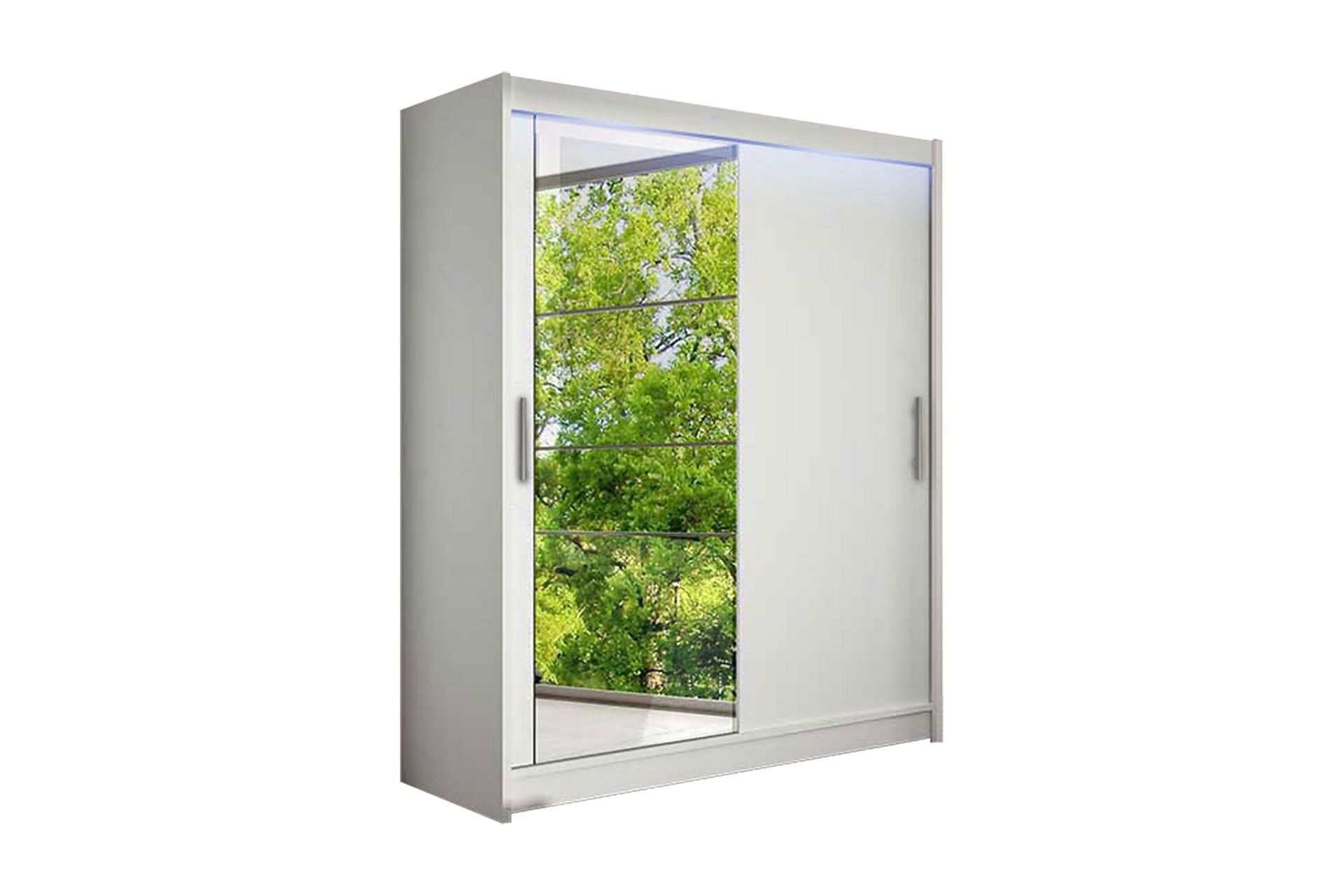 Westa Garderob 150x58x200 cm - Vit