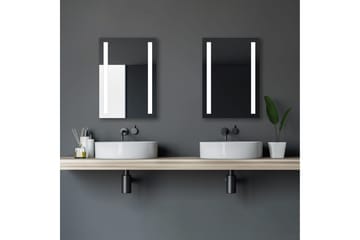 Allejaure Badrumsspegel 50x70 cm LED-belysning - Inredning - Badrumsinredning - Badrumsspegel