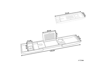 Badrumshylla Lowes - Inredning - Badrumsinredning - Badkarshylla