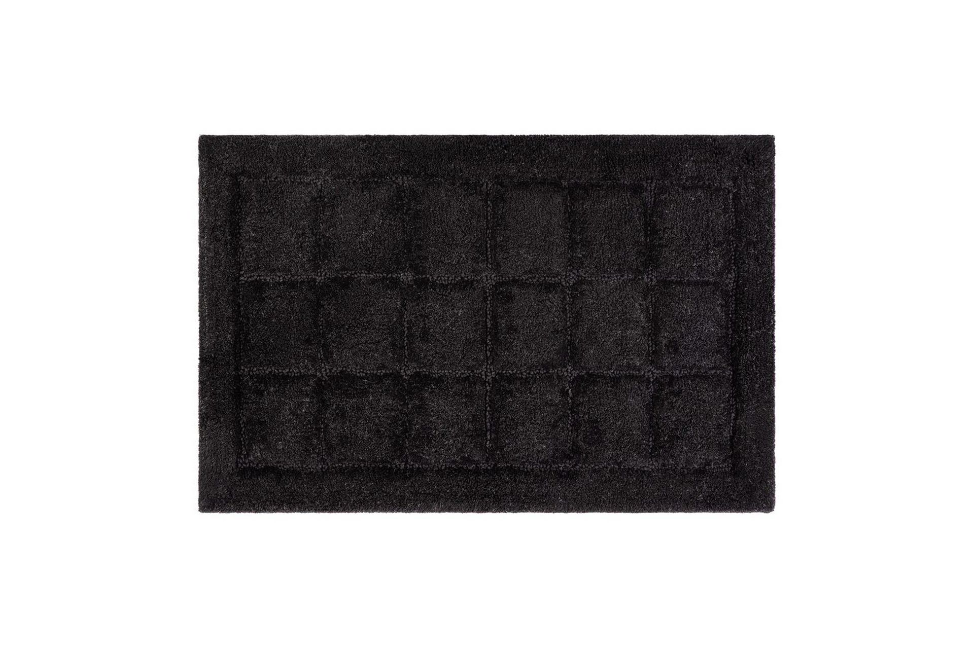 badrumsmatta square - 50x80 cm, black