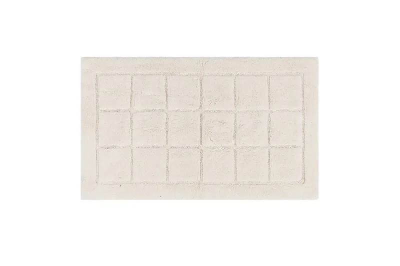 Badrumsmatta Square - 50x80 cm, Creme - Textil & mattor - Matta - Små mattor
