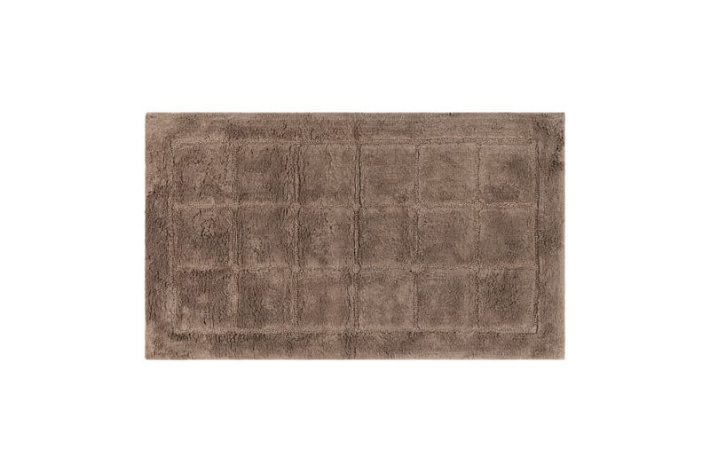 Badrumsmatta Square - 50x80 cm, Dark Linen - Inredning - Badrumsinredning - Badrumspall