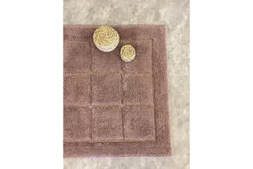 Badrumsmatta Square - 50x80 cm, Dusty Pink - Textil & mattor - Matta - Badrumsmatta