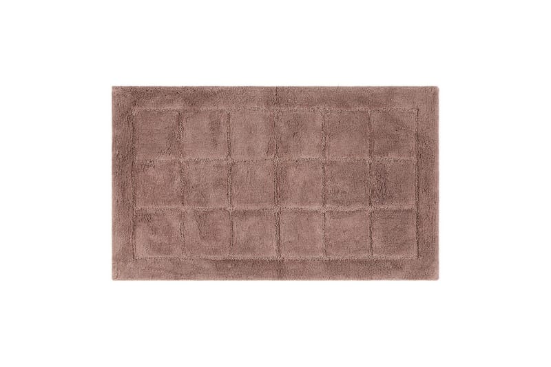 Badrumsmatta Square - 50x80 cm, Dusty Pink - Inredning - Badrumsinredning - Badrumspall