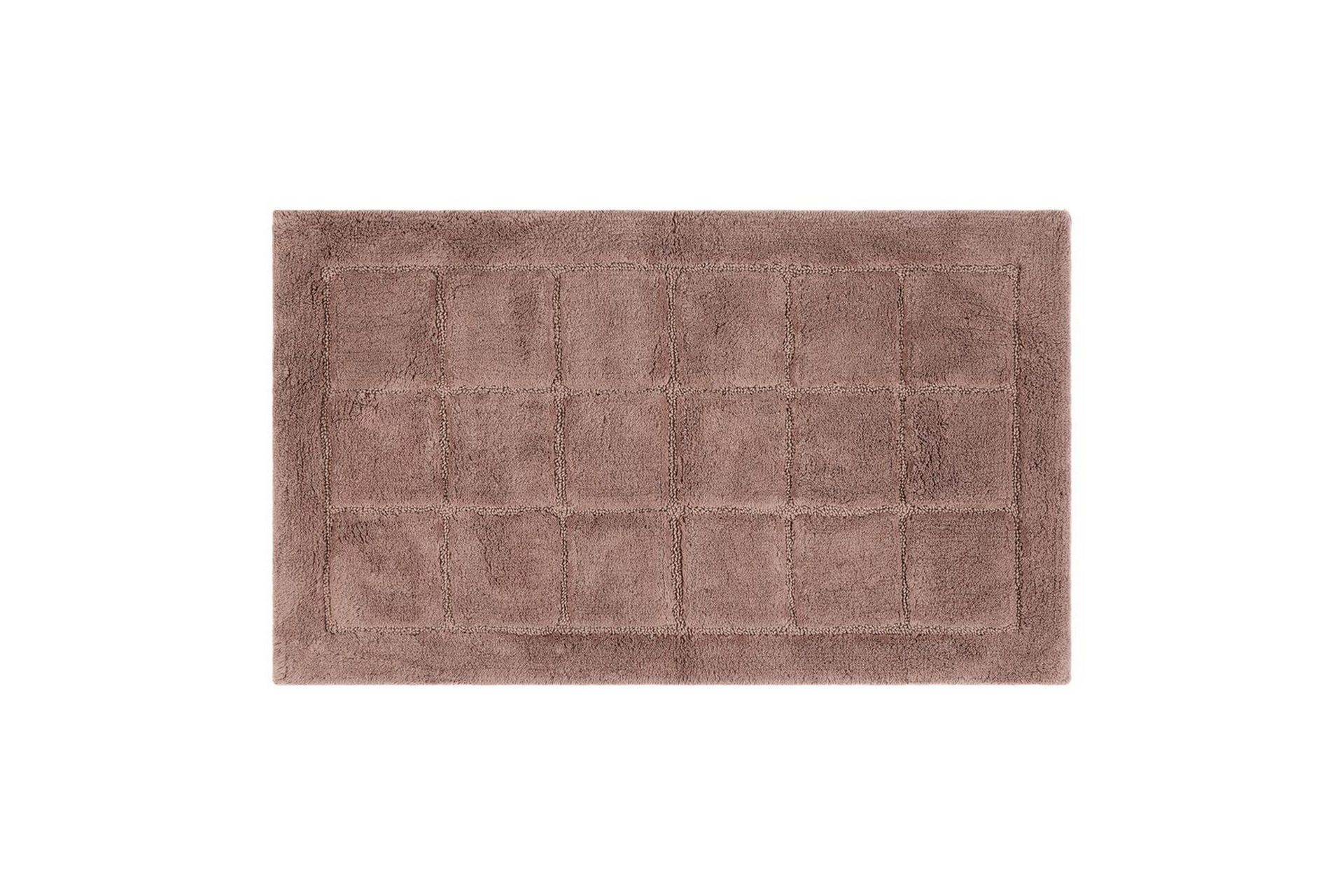 Badrumsmatta Square - 50x80 cm, Dusty Pink