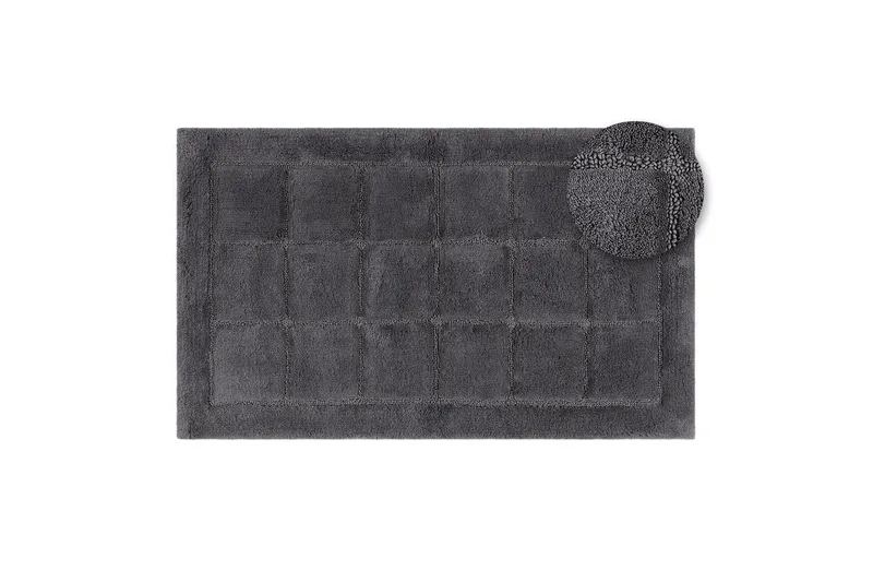Badrumsmatta Square - 50x80 cm, Grey - Textil & mattor - Matta - Små mattor