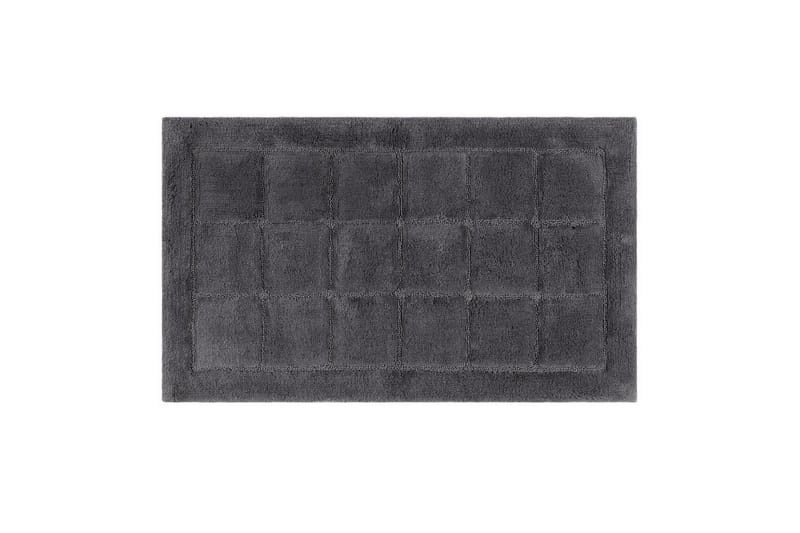 Badrumsmatta Square - 50x80 cm, Grey - Inredning - Badrumsinredning - Badrumspall