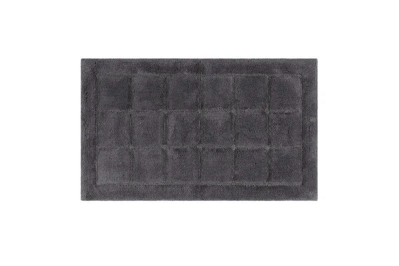 Badrumsmatta Square - 50x80 cm, Grey - Textil & mattor - Matta - Små mattor