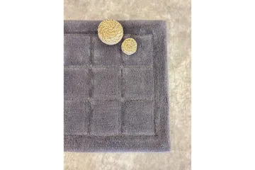 Badrumsmatta Square - 50x80 cm, Grey - Textil & mattor - Matta - Små mattor