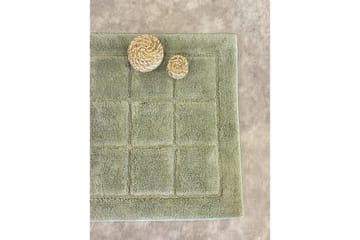 Badrumsmatta Square - 50x80 cm, Light Green - Inredning - Badrumsinredning - Badrumspall