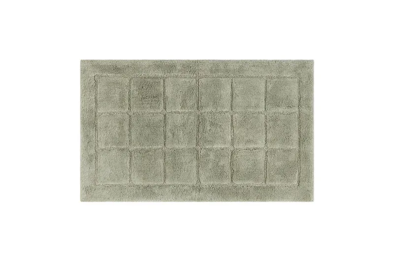 Badrumsmatta Square, 50x80 cm, Light Green