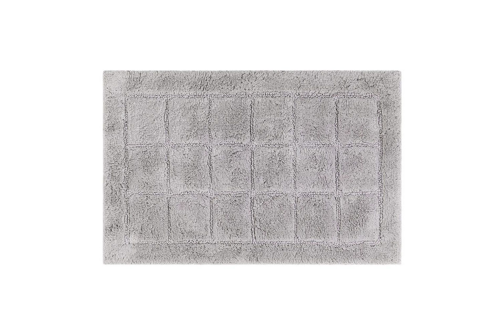 Badrumsmatta Square - 50x80 cm, Silver