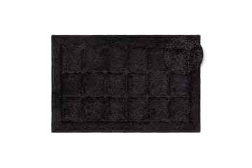 Badrumsmatta Square - 70x120 cm, Black - Inredning - Badrumsinredning - Badrumspall