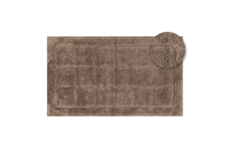 Badrumsmatta Square - 70x120 cm, Dark Linen - Textil & mattor - Matta - Små mattor