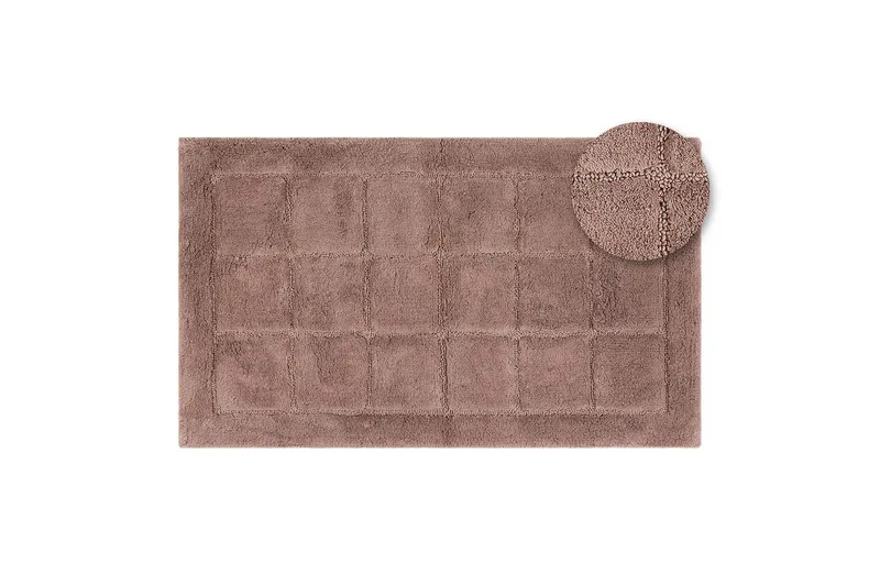 Badrumsmatta Square - 70x120 cm, Dusty Pink - Textil & mattor - Matta - Små mattor