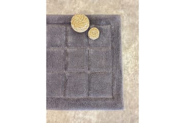 Badrumsmatta Square - 70x120 cm, Grey - Inredning - Badrumsinredning - Badrumspall
