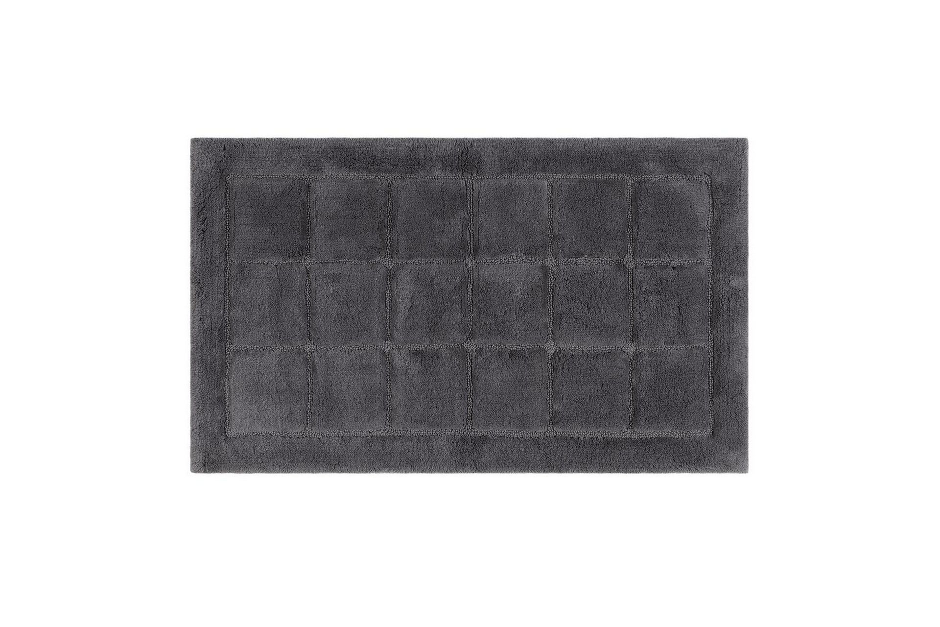 Badrumsmatta Square - 70x120 cm, Grey