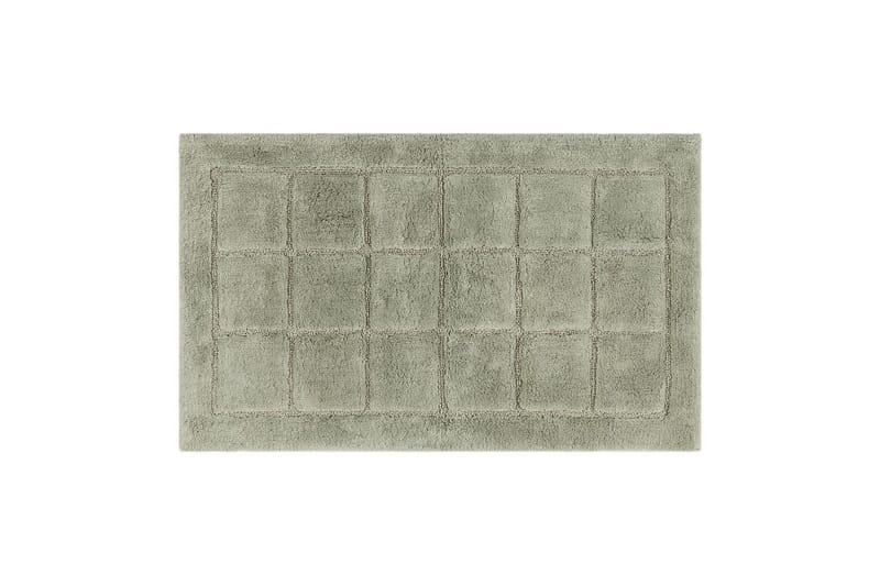 Badrumsmatta Square - 70x120 cm, Light Green - Inredning - Badrumsinredning - Badrumspall