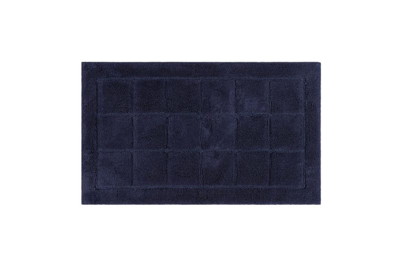 Badrumsmatta Square - 70x120 cm, Navy Blue - Inredning - Badrumsinredning - Badrumspall