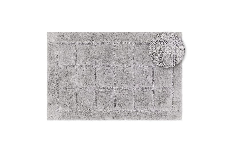 Badrumsmatta Square - 70x120 cm, Silver - Textil & mattor - Matta - Små mattor