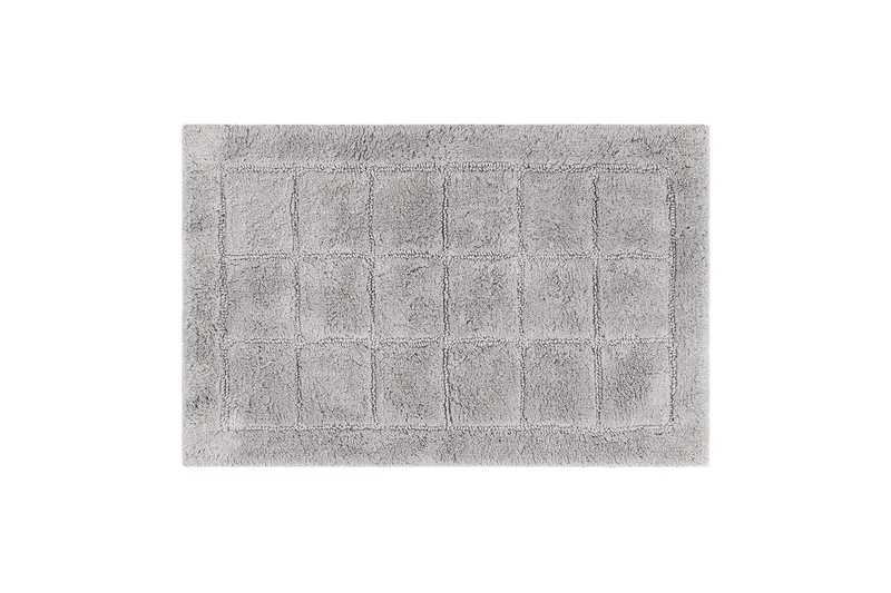Badrumsmatta Square, 70x120 cm, Silver