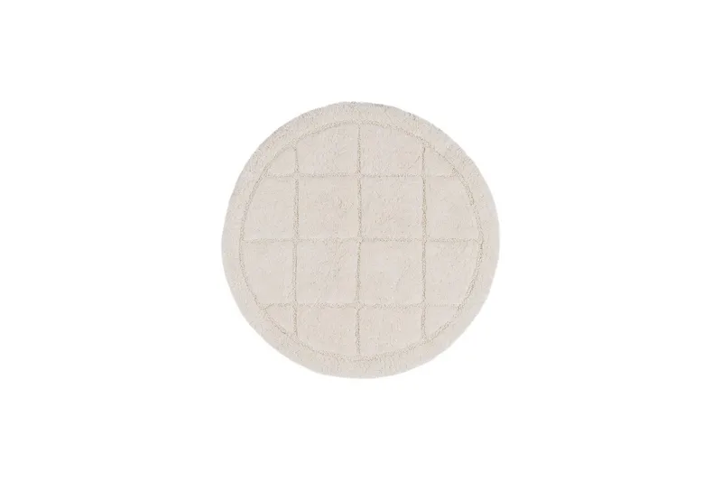 Badrumsmatta Square, 80x80 cm, Creme