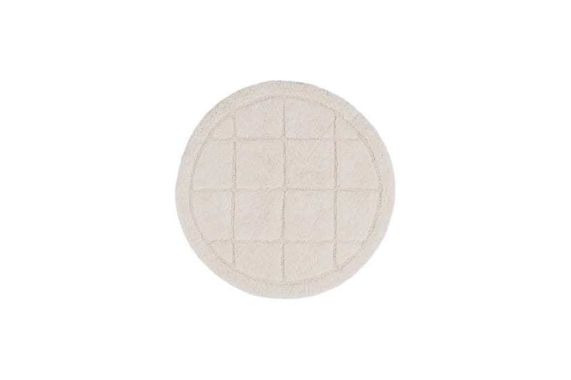 Badrumsmatta Square - 80x80 cm, Creme - Inredning - Badrumsinredning - Badrumspall