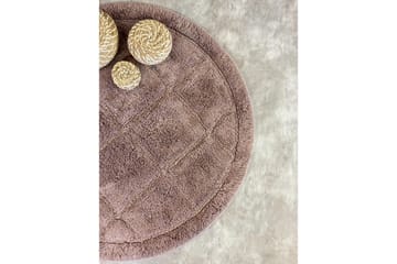 Badrumsmatta Square - 80x80 cm, Dusty Pink - Inredning - Badrumsinredning - Badrumspall