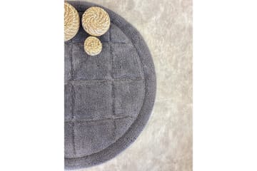 Badrumsmatta Square - 80x80 cm, Grey - Inredning - Badrumsinredning - Badrumspall